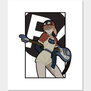 FLCL Haruko Baseball Posters and Art